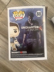 Funko Pop Games Uncharted 4 Nathan Drake #88 With Pop Protector