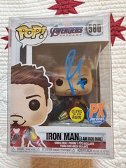 Robert Downey Jr. signed autographed Iron Man  MARVEL Funko Pop #580