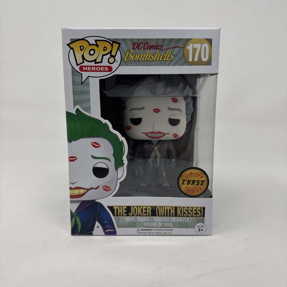 Funko Pop! DC Universe – The Joker (w/ Kisses) CHASE – Black & White Exclusive