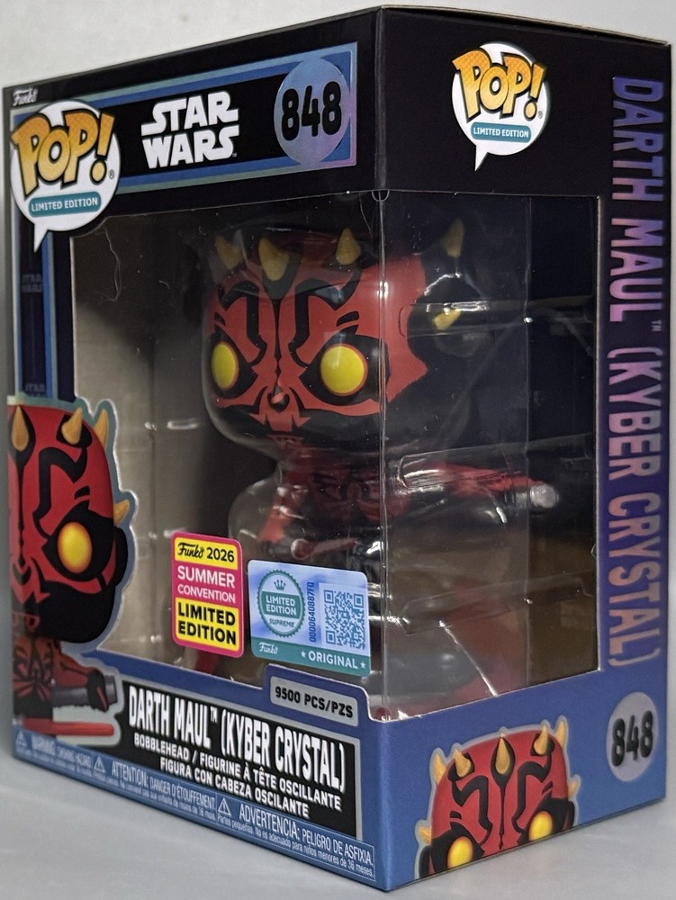 Funko Pop! Star Wars Darth Maul (Kyber Crystal) (LE 9500) (Shared Sticker) #848
