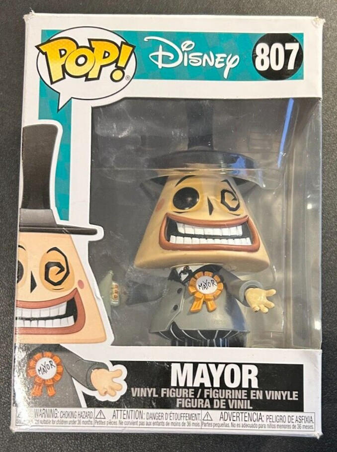 Funko POP! Disney The Nightmare Before Christmas – Mayor with Megaphone #807