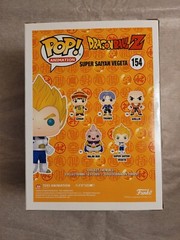 Funko Pop DBZ #154 SUPER SAIYAN VEGETA~RED CHROME~2019 Exclusive~PROTECTOR~READ