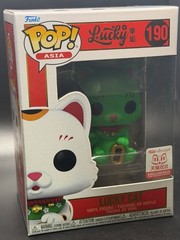 Funko Pop! Lucky Cat Green #190 Asia With Pop Protector