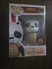 Funko Pop Kung Fu Panda Terra Cotta Po popasia Exclusive W/ Protector *Wear*