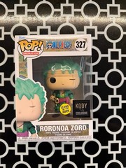 Funko Pop! Animation One Piece Roronoa Zoro #327 GITD Kody Trading Exclusive