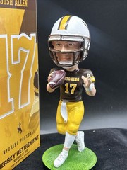New Josh Allen Retire Jersey #17 Bobblehead University of Wyoming Buffalo Bills