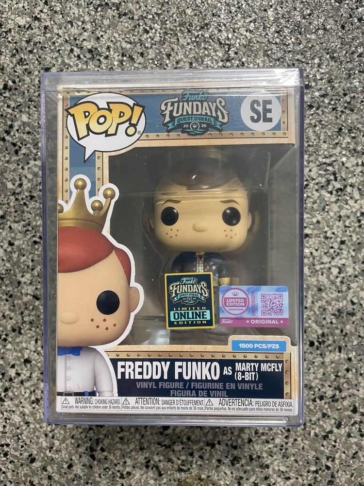 Funko Pop Fundays SDCC 2026 Online Freddy Funko As Marty McFly (8-Bit) 1500 PCS