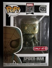 Funko Pop Marvel 80 Years Spider-Man Patina Target Exclusive #495 Bobble-Head