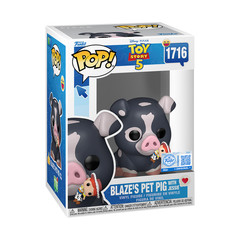 Funko POP! Toy Story 5 Blaze’s Pet Pig with Jessie Figure 1716 + Protector