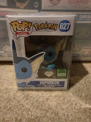 Funko Pop! Vinyl: Pokémon – Vaporeon (Diamond Glitter) – SHARED STICKER