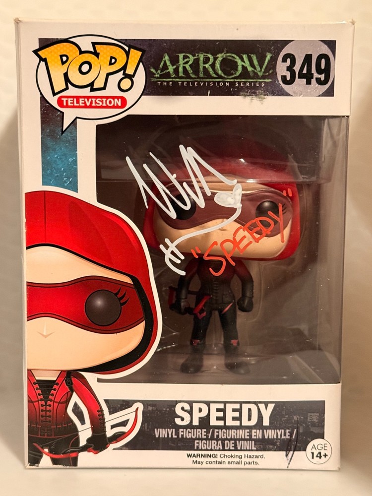 Funko Pop! Arrow Speedy #349 Signed By Willa Holland