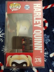 Funko Pop Harley Quinn #376 Vinyl Figure DC Imperial Palace Red Box Pop Protect