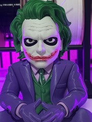 Joker Figure w/ JOKER Storage Case Plastic Purple Green White Gray Red 1pc