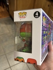 Funko Pop! Teenage Mutant Ninja Turtles Mutant Mayhem 4 Pack Amazon Ex Glows
