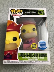 Funko Pop! The Simpsons Treehouse Of Horror Jack-In-The-Box Homer # 1031 GITD