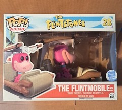 Funko Pop Rides 28 The Flintstones The Flintmobile with Dino Exclusive Vaulted