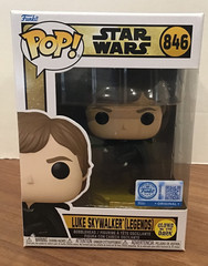 Funko Pop! Star Wars Legends Luke Skywalker (Legends) GITD Funko #846 Specialty