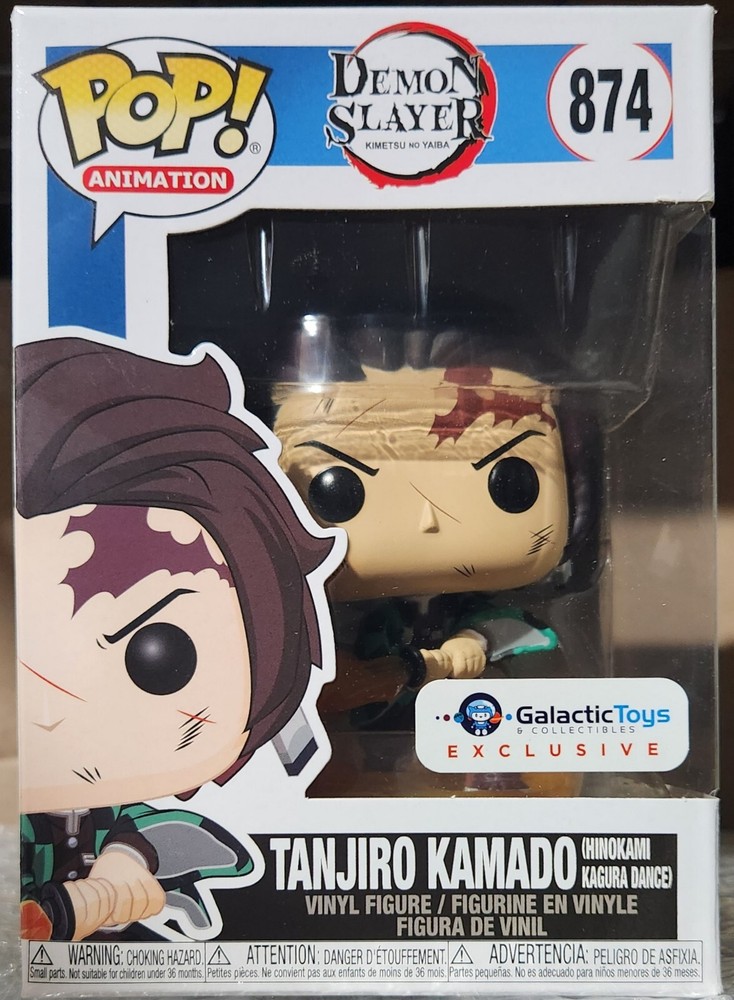 Funko Pop! Demon Slayer ~ Tanjiro Kamado #874 – Galactic Toys Exclusive ~ NEW