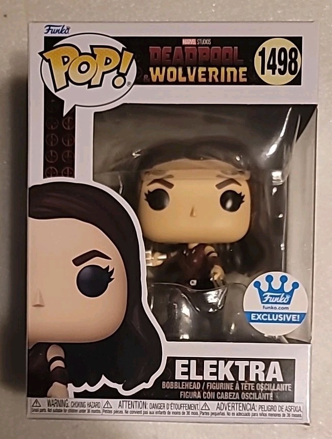 Funko Pop! Vinyl: Marvel – Elektra (Metallic) – Funko (Exclusive) #1498