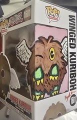 Custom ART Funko Pop! #1601 Winged Kuriboh Yu-Gi-Oh GX, with protector