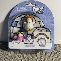 Pudgy Penguins Professor Pink Toy Figures 2-Count Limited Edition Collectibles