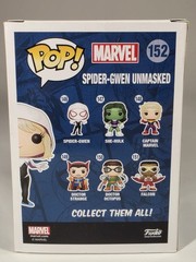 Funko Pop! Marvel Spider-Gwen Unmasked #152 Walgreens Exclusive With Protector