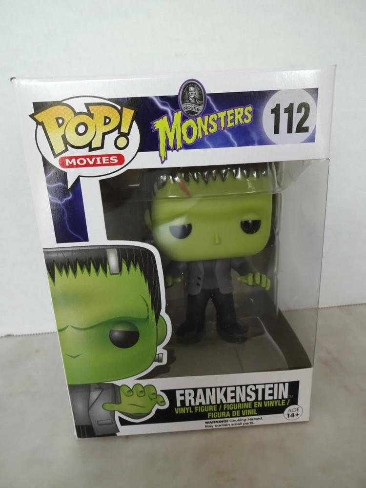 POP FUNKO VINYL FIGURE MOVIES MONSTERS FRANKENSTEIN 112 NIB NEW IN BOX
