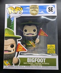 Funko Fundays SDCC 2023 Bigfoot 6 Inch Pop LE 850 Dark Brown Black red flag