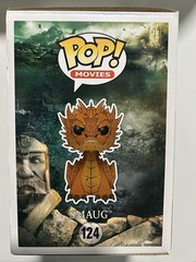 Funko Pop! Hobbit 124 Smaug Yellow Eyes Chase Lord of the Rings. Damage Box New