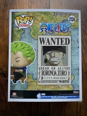 Funko Pop! Animation One Piece Roronoa Zoro Wanted Poster Vinyl #2124