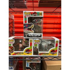 Funko Pop Jurassic Park Alpha Tiger Raptor Stegosaurus