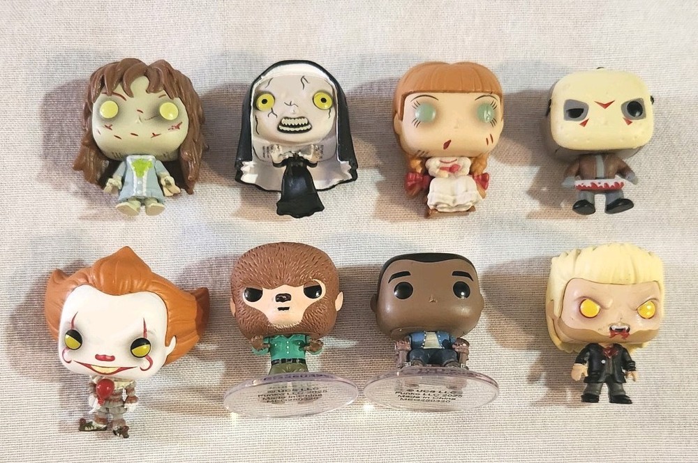 Funko Horror Movie Character Mini Figures – Lot Of 8 Figures