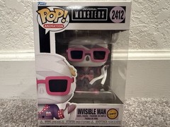 Funko Pop Invisible Man 2412 Chase Limited Edition Universal Monsters, New