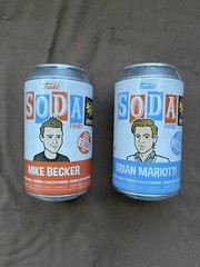 Funko Soda! Mike Becker and Brian Marriotti. Blacklight Battle. LE 2000