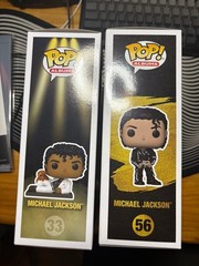 Funko POP! Albums Michael Jackson Set of 2 Thriller BAD Figures