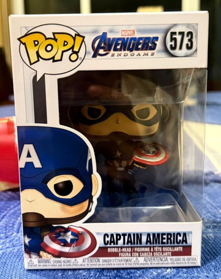 Funko POP! Marvel Avengers: Endgame Captain America #573 Vinyl Figure DAMAGED