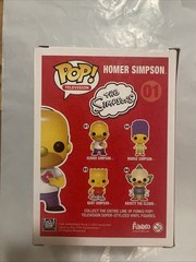 Funko Pop Vinyl Homer Simpson #01 Brand New In Box Unopened