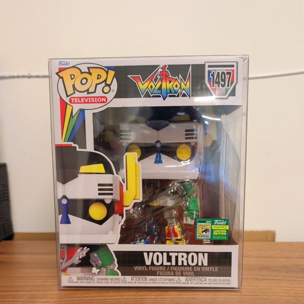 SDCC 2024 Voltron Funko Super Sized Pop #1497 Official Sticker LE 5000 Exclusive