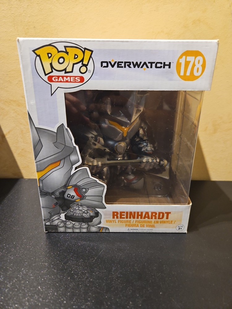 Funko Pop! Vinyl Super 6 in: Overwatch – Reinhardt (6 inch) #178