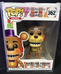 Funko Pop Games FNAF Rockstar Freddy #362 Five Nights at Freddy’s w/ Protector