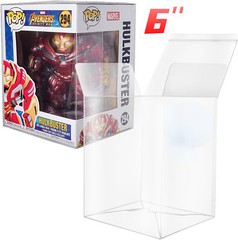 Protectors Compatible for Funko Pop! 6″ Figures Plastic Display Vinyl Box 0.5mm