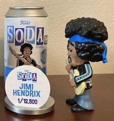 Jimi Hendrix Funko Soda Common Limited Edition Funkon Exclusive Vaulted 2022