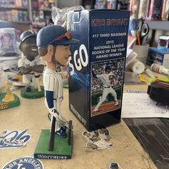 Kris Bryant 2015 Cubs NL Rookie of Year Bobblehead New in Box 8″ Tall