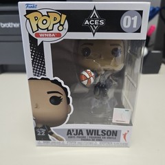 Funko Pop! WNBA Las Vegas Aces A’ja Wilson #1 With Pop Protector