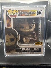 2019 Funko Pop! #504 Beast Titan Hot Topic Excl Attack On Titan W/acrylic Case