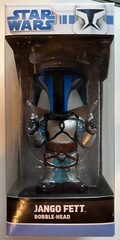2008 Star War’s JANGO FETT Black Base Wacky Wobbler Bobble-head by FUNKO