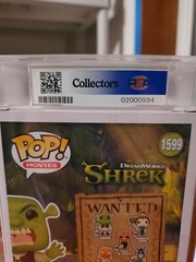 Funko PSA Graded Mint-9 2024 Dreamworks Shrek Movie “Shrek” #1599 Hot Topic Stk