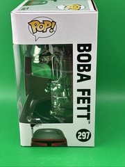 Funko Pop Star Wars! Boba Fett Green Chrome Official Sdcc #297 C102