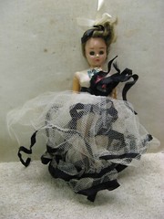 Carlson Vintage 7” 1970s White Female Designer Doll