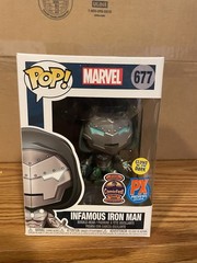 Funko Pop! Vinyl: Marvel – Infamous Iron Man (Glows in the Dark) PX D6